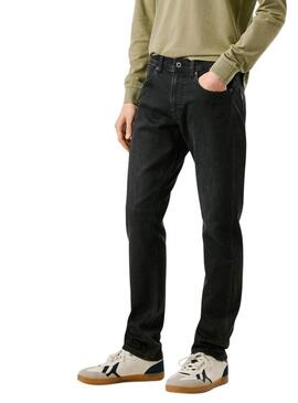 Pantaloni in jeans Pepe Jeans Track slim neri per uomo