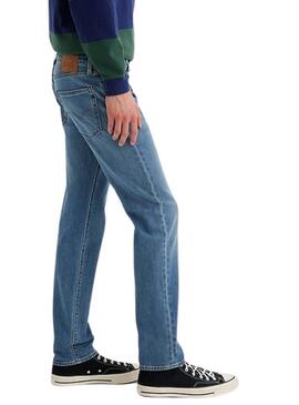 Pantaloni di jeans Levis 502 Taper Hold blu per uomo