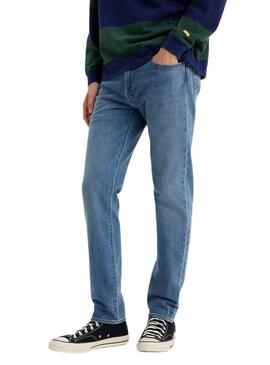 Pantaloni di jeans Levis 502 Taper Hold blu per uomo
