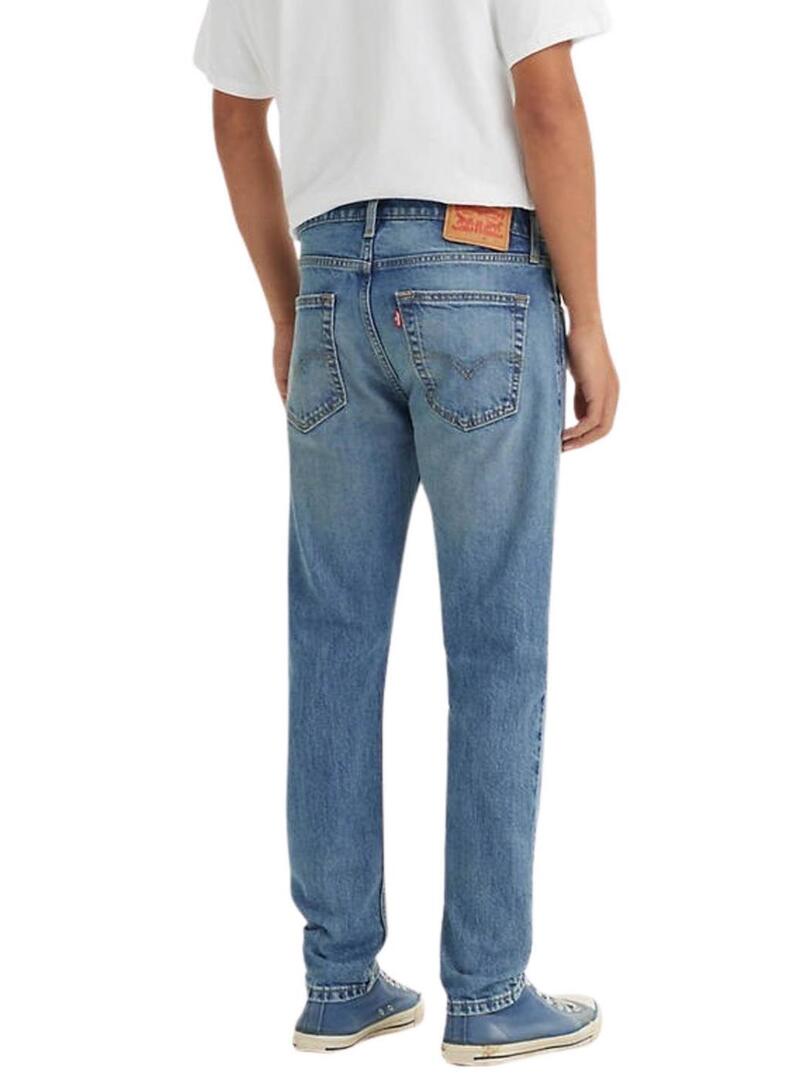 Pantaloni in denim Levis 512 Slim Taper Amped blu per uomo