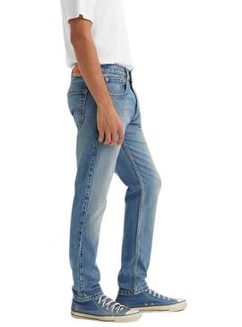 Pantaloni in denim Levis 512 Slim Taper Amped blu per uomo