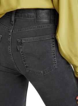 Jeans Levis 721 Skinny High Rise neri da donna