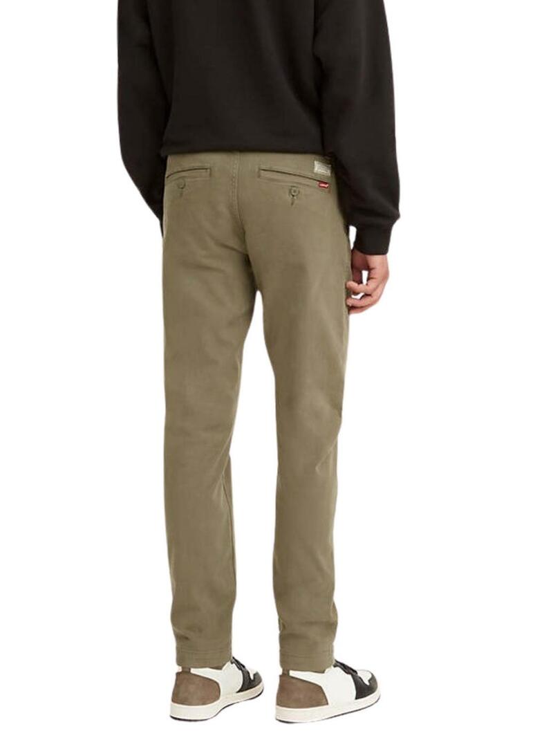 Pantaloni Levis XX Chino Standard Taper verdi per uomo