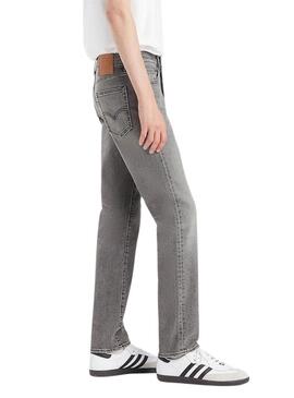 Pantaloni in denim Levis 511 Slim grigi da uomo
