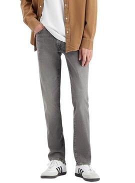 Pantaloni in denim Levis 511 Slim grigi da uomo