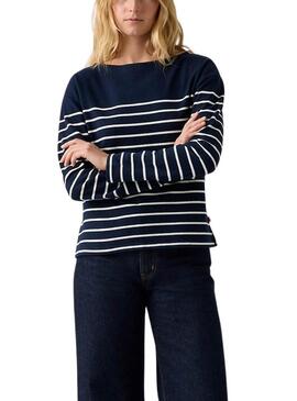 Maglia a righe marinare Levis Marin Stripe per donna.