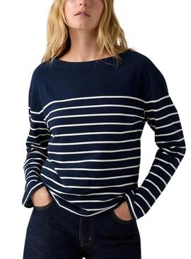 Maglia a righe marinare Levis Marin Stripe per donna.