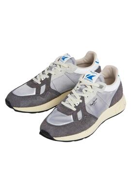 Scarpe Pepe Jeans Marlon Vibe grigie per uomo.
