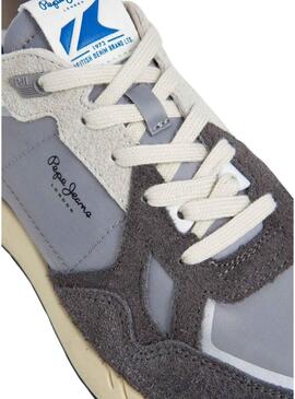 Scarpe Pepe Jeans Marlon Vibe grigie per uomo.