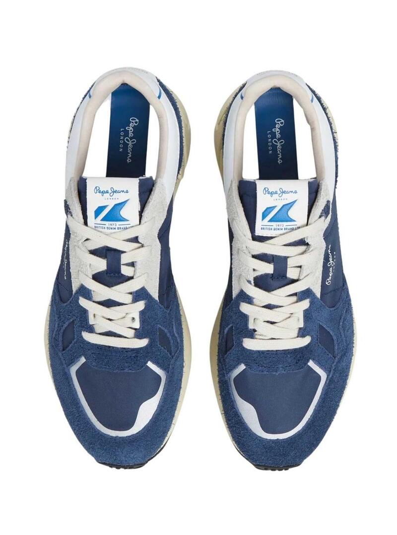 Sneakers Pepe Jeans Marlon Vibe blu per uomo