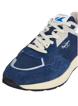 Sneakers Pepe Jeans Marlon Vibe blu per uomo