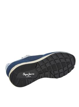 Sneakers Pepe Jeans Marlon Vibe blu per uomo