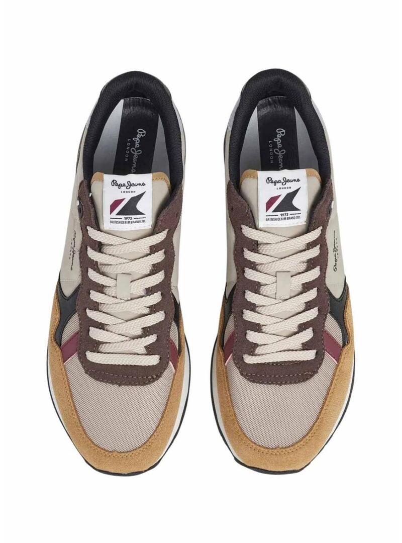 Scarpe Pepe Jeans Brit Colors beige per uomo