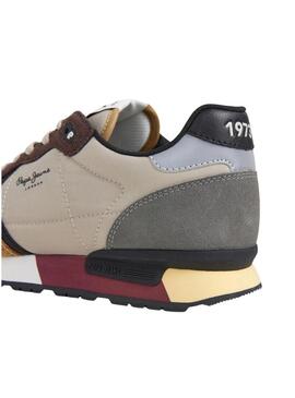 Scarpe Pepe Jeans Brit Colors beige per uomo