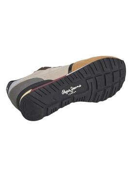 Scarpe Pepe Jeans Brit Colors beige per uomo