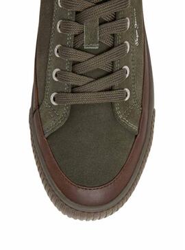 Scarpe Pepe Jeans Ben Evolution verdi per uomo.