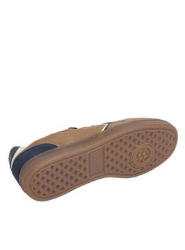 Scarpe da ginnastica Pepe Jeans Ball Mix color cammello per uomo