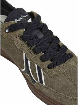 Scarpe da ginnastica Pepe Jeans Ball Mix verdi per uomo
