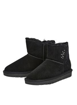 Stivaletti Pepe Jeans Diss Urban in camoscio con borchie nere per donna