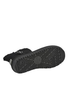 Stivaletti Pepe Jeans Diss Urban in camoscio con borchie nere per donna