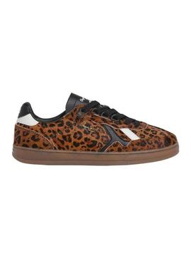 Scarpe da ginnastica Pepe Jeans Ball Print leopardate per donna