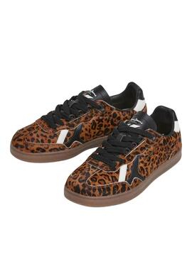 Scarpe da ginnastica Pepe Jeans Ball Print leopardate per donna