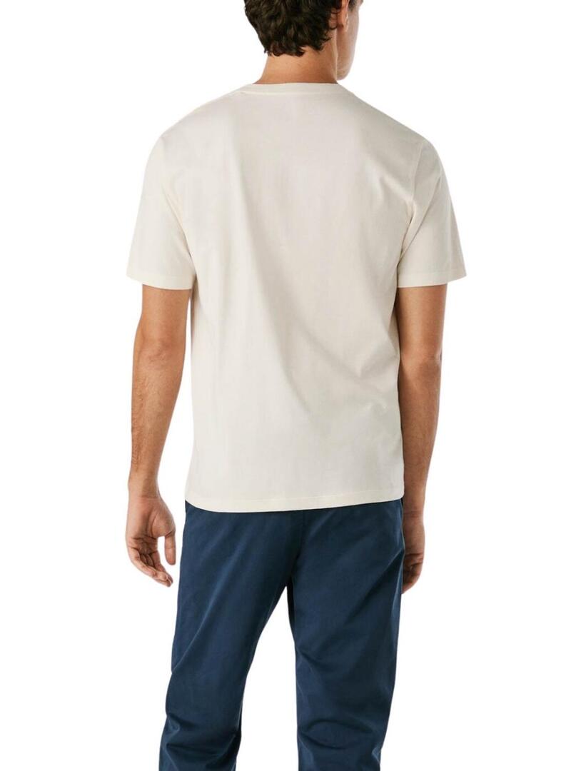 Maglietta Pepe Jeans Eggo bianca per uomo