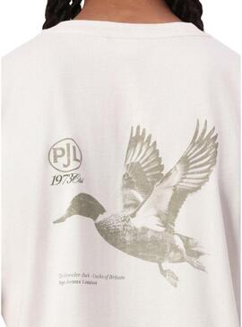 Maglietta Pepe Jeans Tarsey beige per uomo