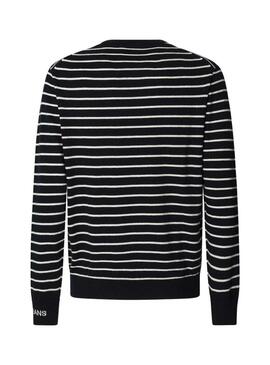 Maglia a righe blu marino Pepe Jeans Andre per uomo
