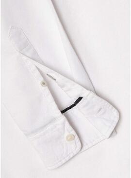 Camicia Pepe Jeans Cluny Oxford bianca per uomo