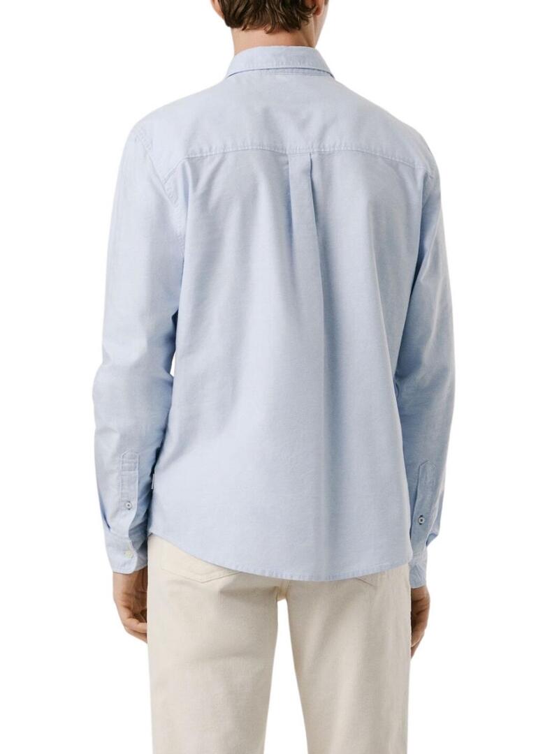 Camicia Pepe Jeans Cluny Oxford blu per uomo