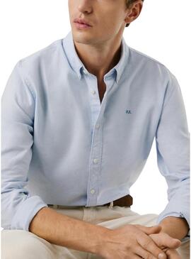 Camicia Pepe Jeans Cluny Oxford blu per uomo