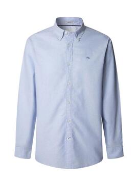 Camicia Pepe Jeans Cluny Oxford blu per uomo