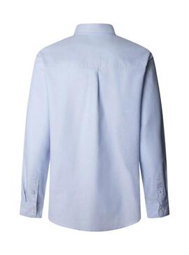 Camicia Pepe Jeans Cluny Oxford blu per uomo