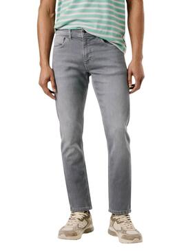Jeans Pepe Jeans Track slim grigio per uomo.