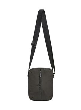 Borsa Pepe Jeans Wayne reporter con logo grigio per uomo