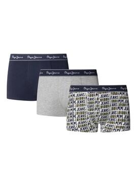Pacco di 3 mutande Pepe Jeans Logo per uomo