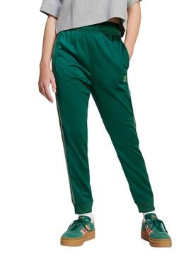 Pantaloni Adidas Adicolor SST verdi per bambina e bambino