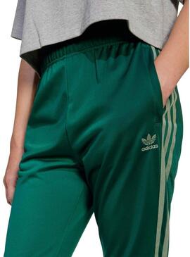 Pantaloni Adidas Adicolor SST verdi per bambina e bambino