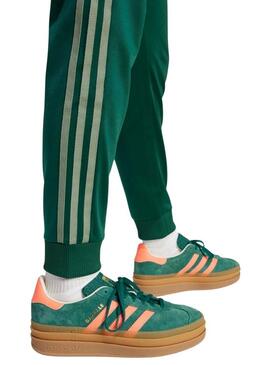 Pantaloni Adidas Adicolor SST verdi per bambina e bambino