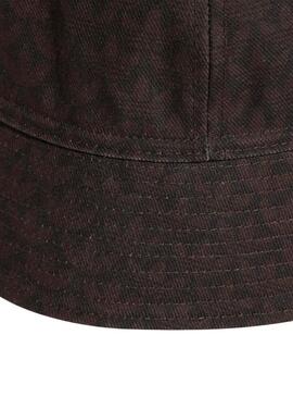 JD0973 MONOGRAM BUCKET DBROWN