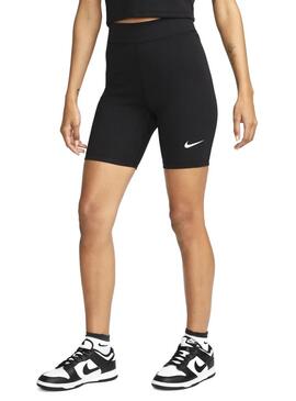Collant corti Nike Sportswear Classic Biker neri per donna.