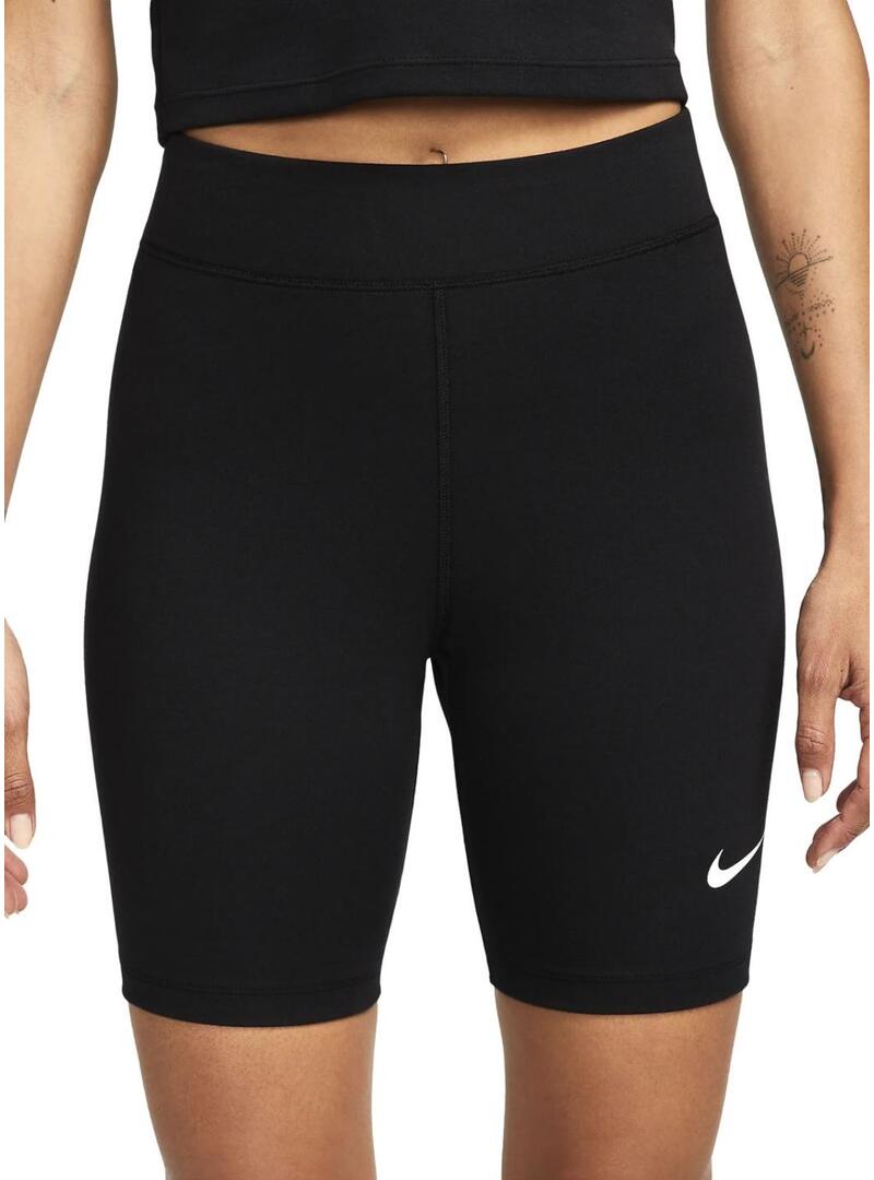 Collant corti Nike Sportswear Classic Biker neri per donna.