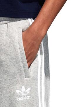 Pantaloni 3 strisce adidas grigio