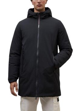 Cappotto Ecoalf Pasu nero per uomo