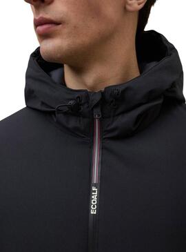 Cappotto Ecoalf Pasu nero per uomo