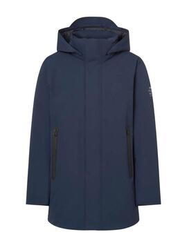 Cappotto Ecoalf Parko blu marino per uomo
