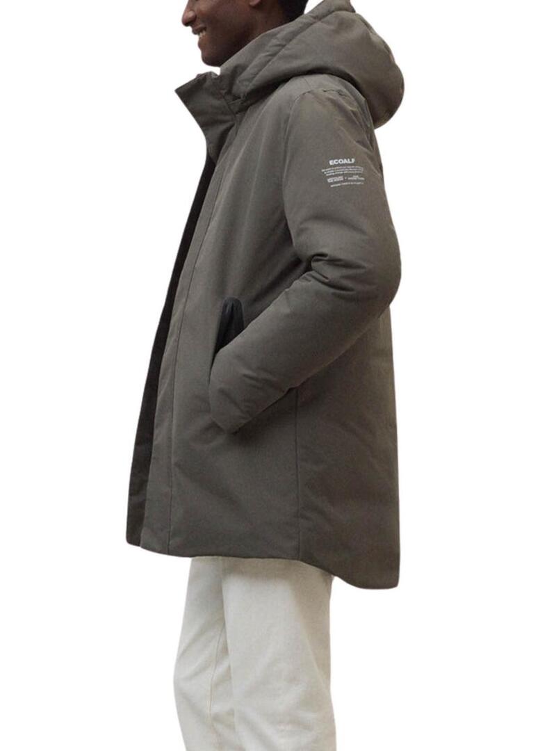 Cappotto Ecoalf Parko verde per uomo