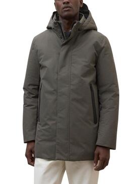 Cappotto Ecoalf Parko verde per uomo
