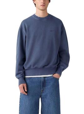 Felpa Levis Authentic blu per uomo